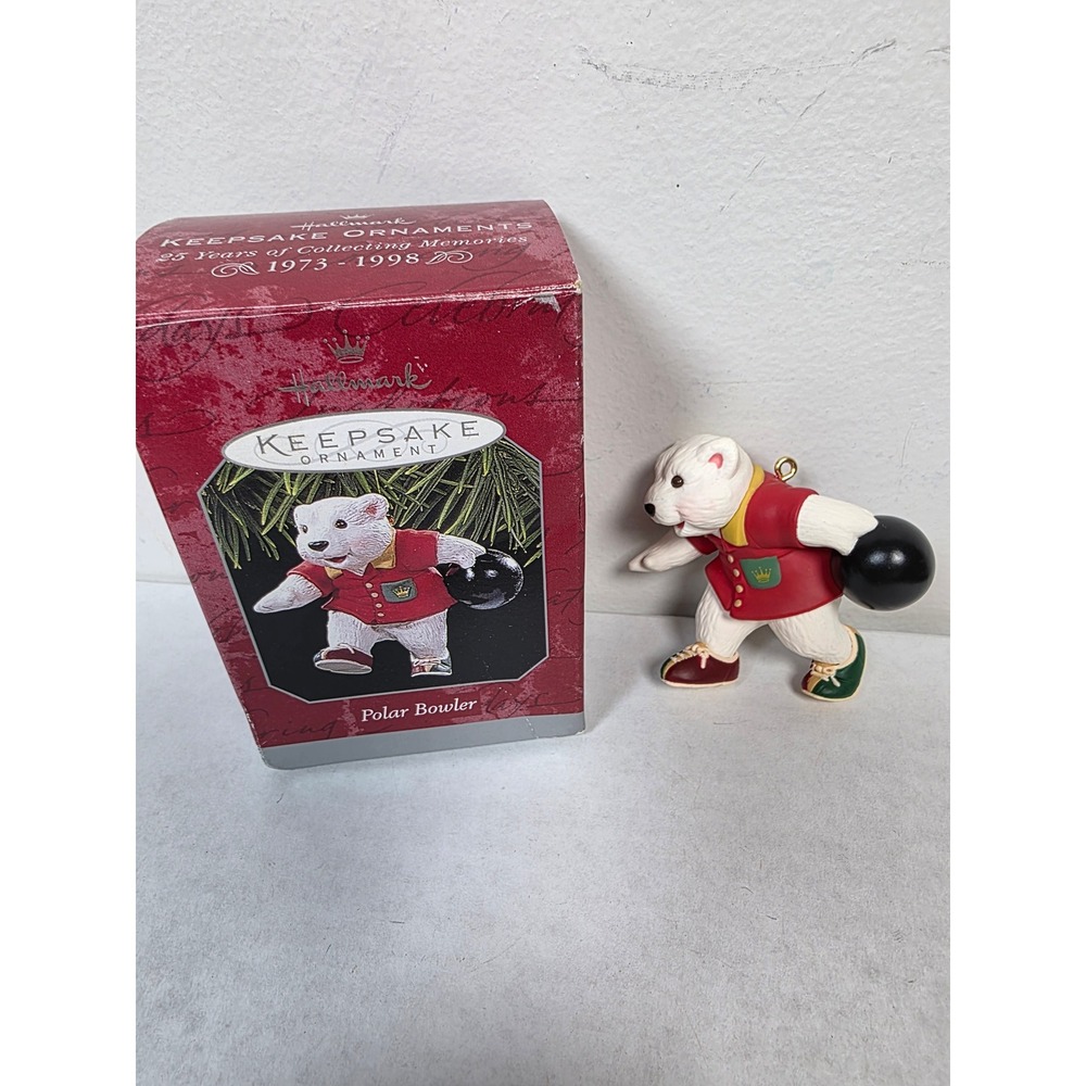 Polar Bowler - 1998 Hallmark Keepsake Ornament Vintage